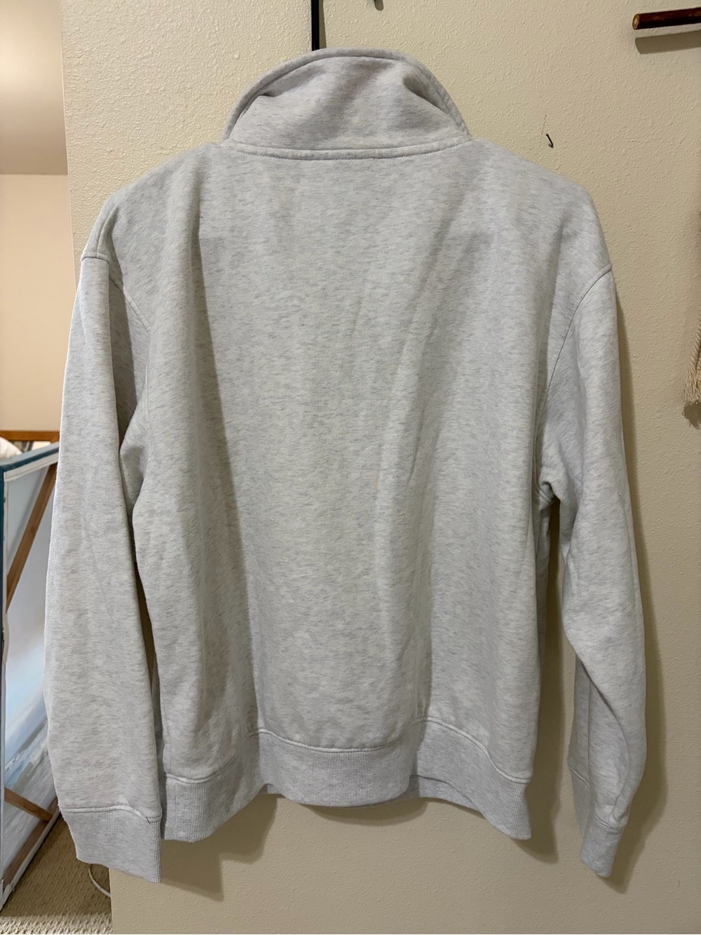Universal Thread Light Gray Collared Pullover - Picture 3 of 3